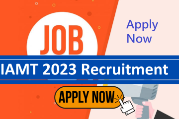 NIAMT 2023 Recruitment